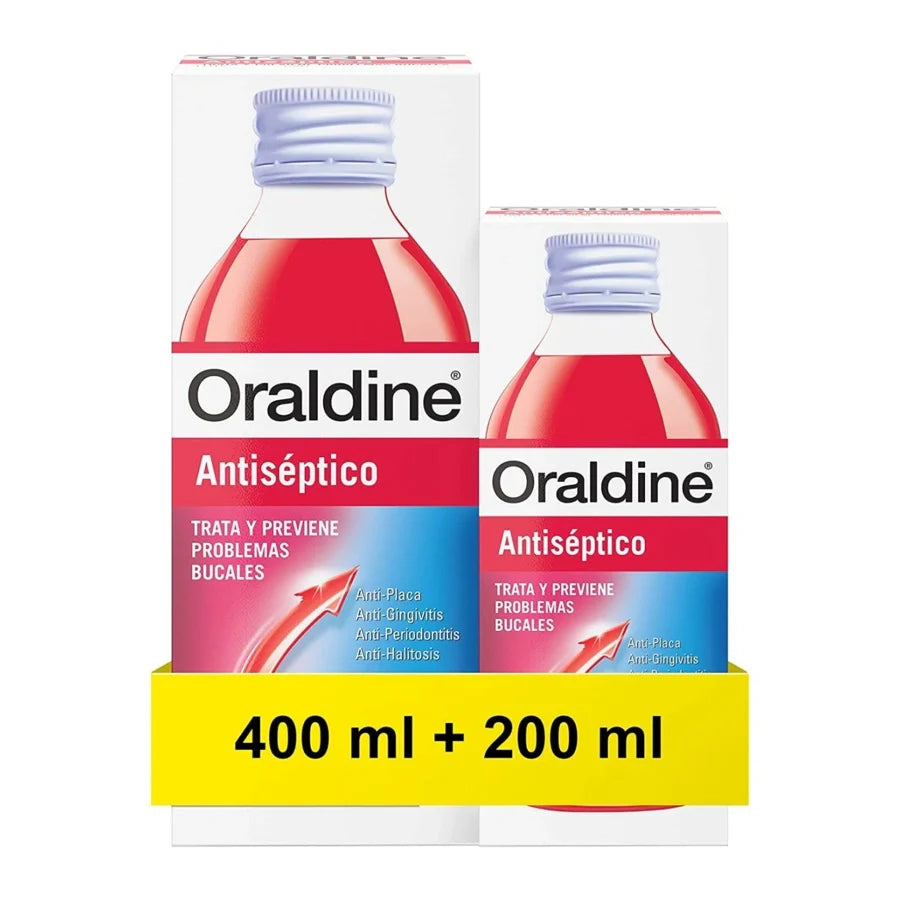 ORALDINE ANTISEPTICO PACK 400 ML +200 ML