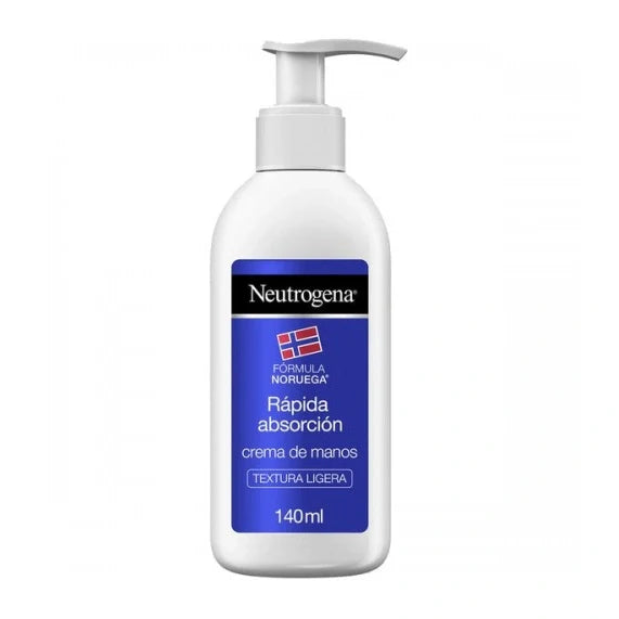 Neutrogena Crema De Manos Rapida Absorcion 140 ml Con Dosificador