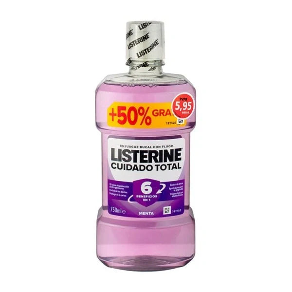 LISTERINE CUIDADO TOTAL1 BOTELLA 750 ml PACK AHORRO
