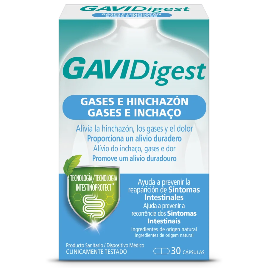 GAVIDIGEST GASES E HINCHAZON 30 CAPS