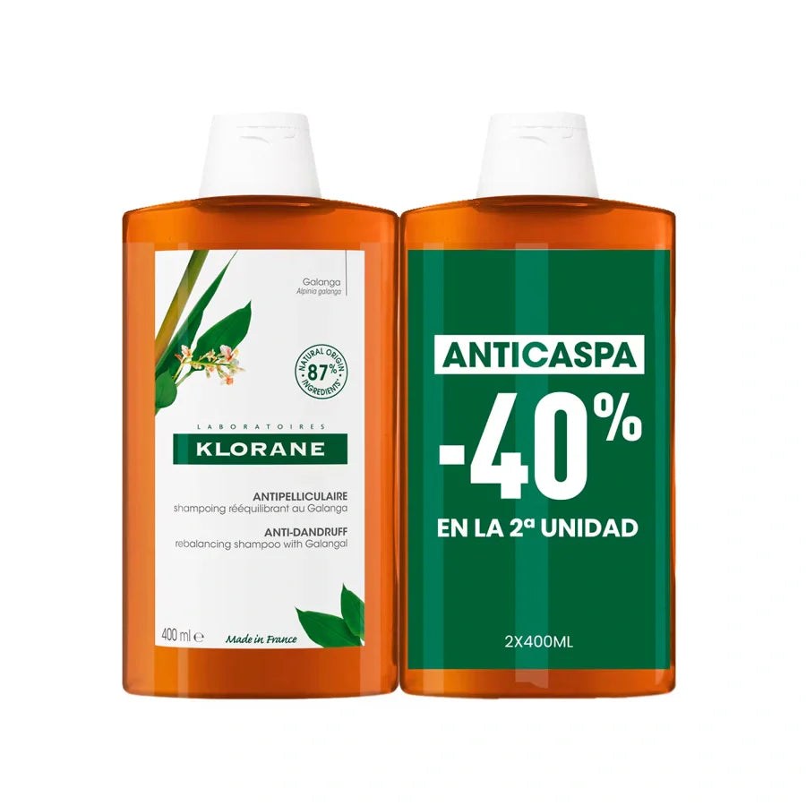KLORANE PACK DUO GALANGA 2X400ML