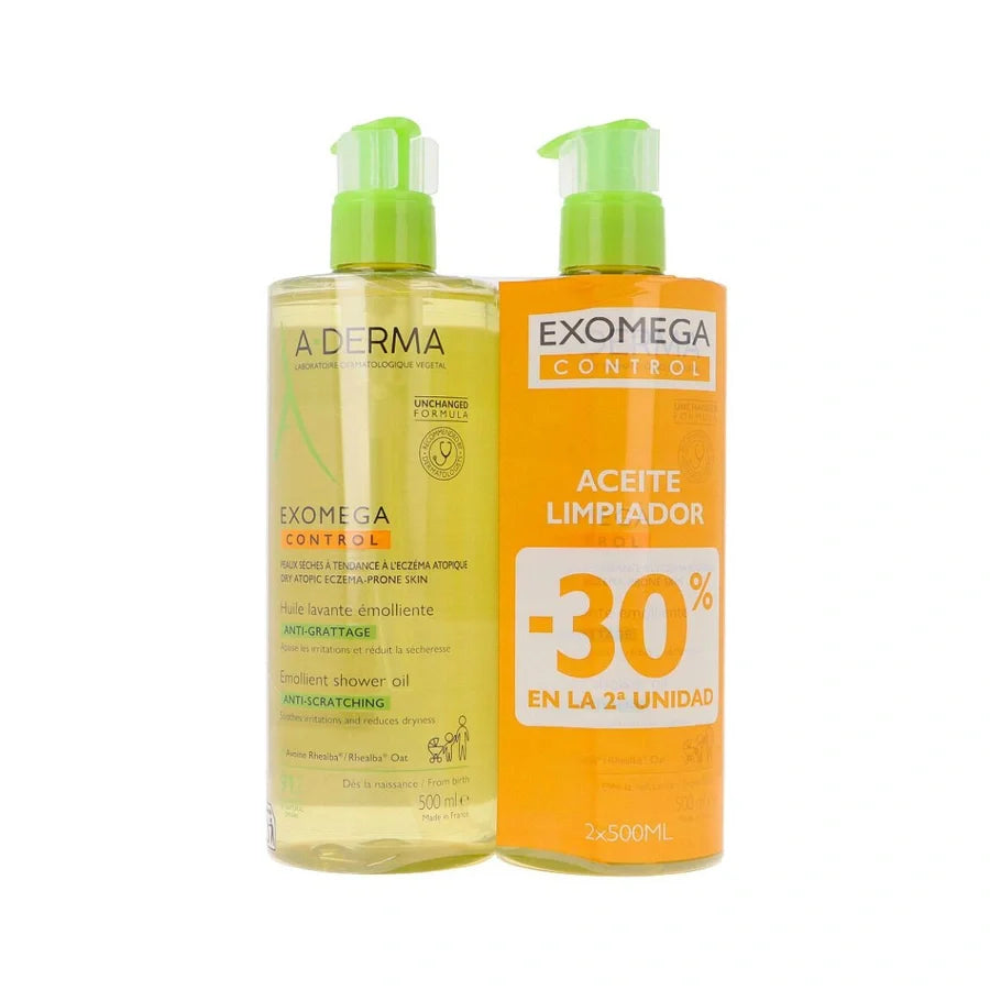 A-DERMA EXOMEGA DUPLO ACEITE LIMPIADOR 500ML