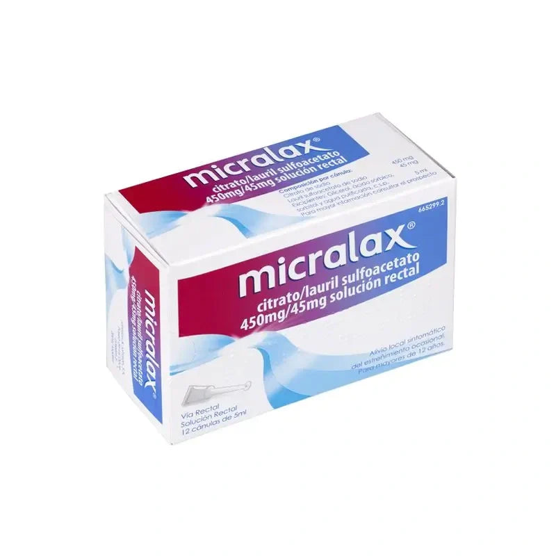 MICRALAX 12 CANULETAS 5 ML