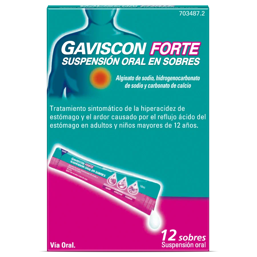 GAVISCON FORTE 12 SOBRES