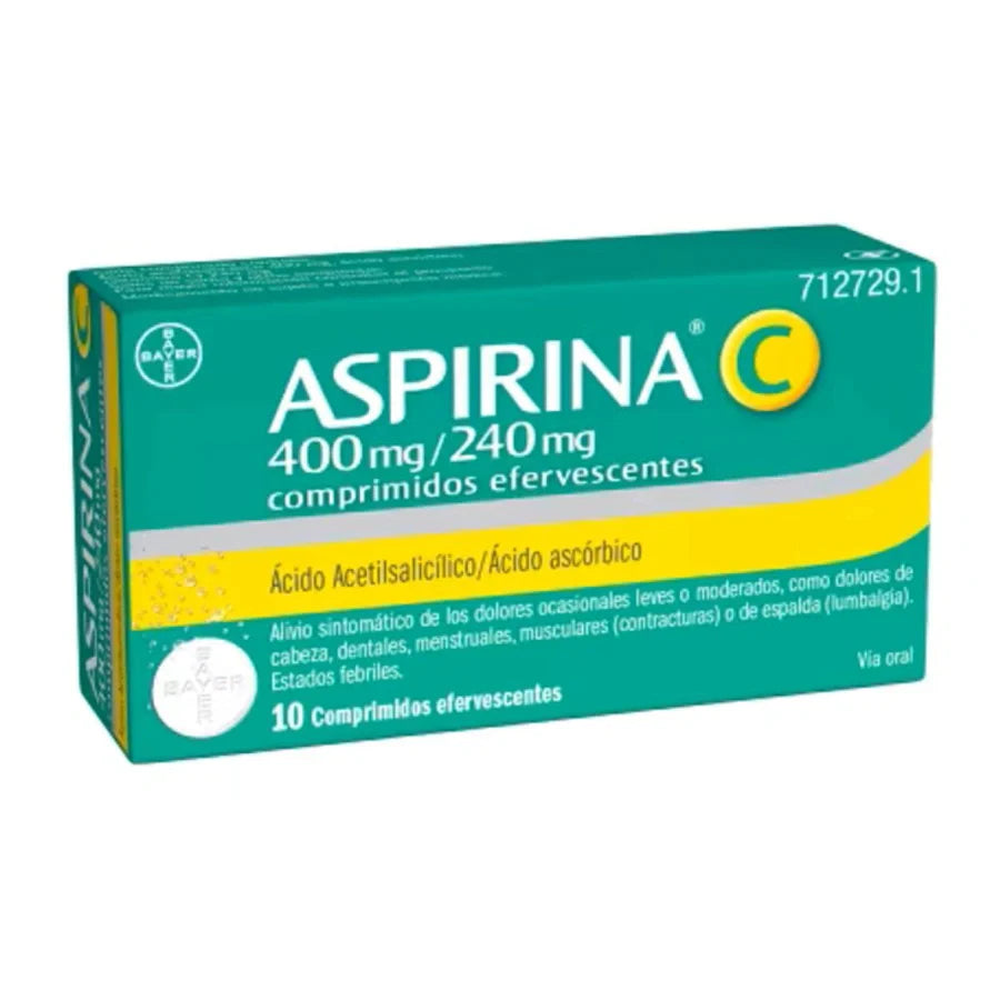 ASPIRINA C 10 COMP EFERVESCEN