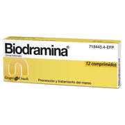 BIODRAMINA 12 COMPRIMIDOS