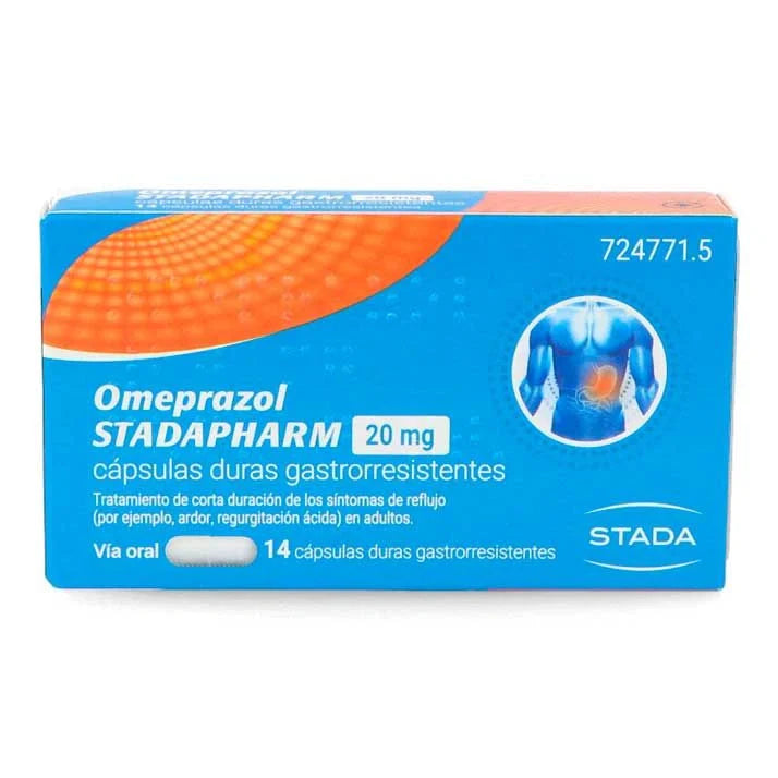 OMEPRAZOL STADAPH 20MG 14 CAPS