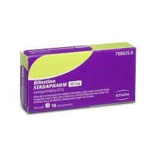 BILASTINA STADAPHARM 20 MG 10 COMP EFG