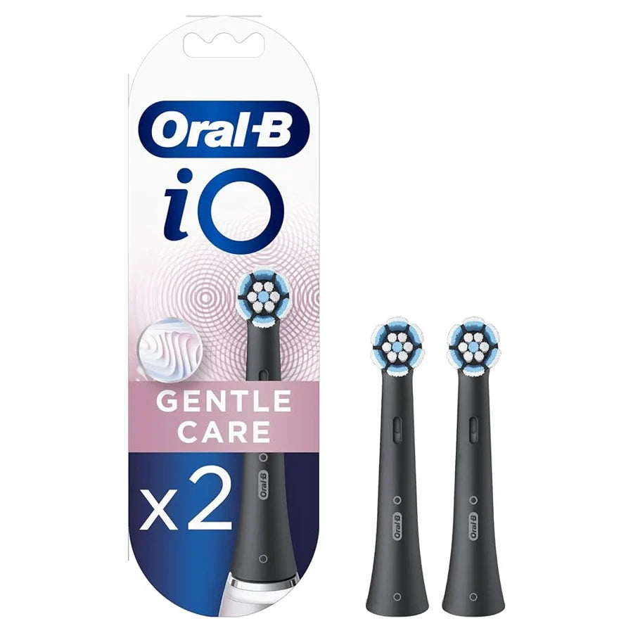 ORAL B RECAMBIO CEPILLO ELECTRICO IO GENTLE CARE NEGRO 2UD