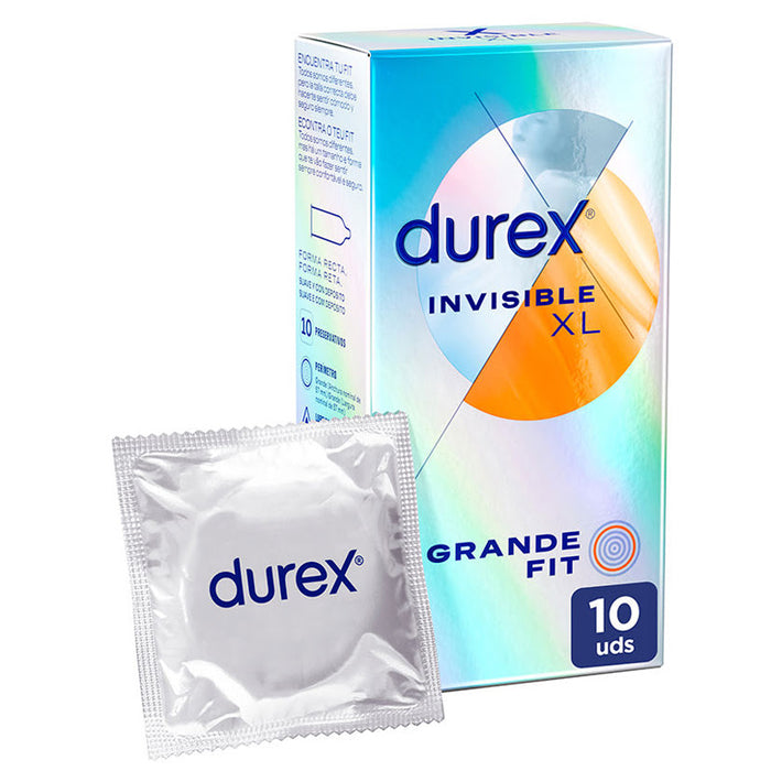 Preservativo Durex Invisible Xl 10 Uds