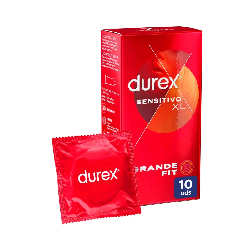 Preservativo Durex Sensitiv Suave Xl 10U