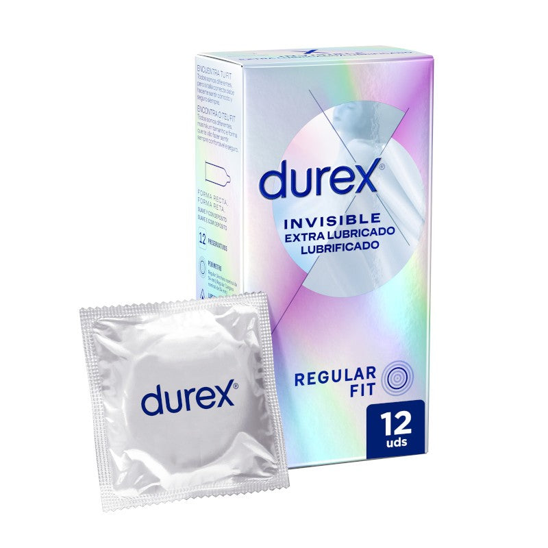 Preservativo Durex Invisible Lubri 12 U