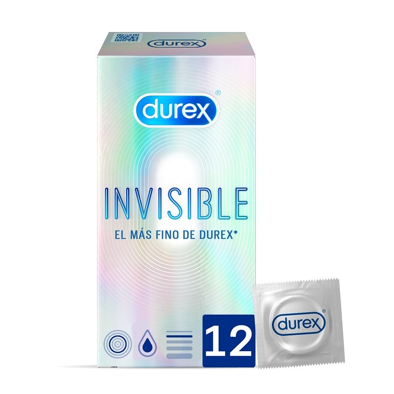 Preservativo Durex Invisible Fino 12 Uds