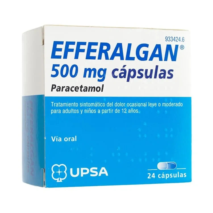 EFFERALGAN 500 24 Cápsulas