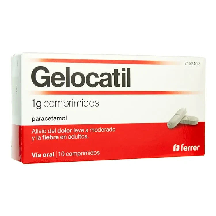 GELOCATIL 1 GR 10 COMP