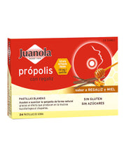 JUANOLAS PASTILLAS PROPOLIS SABOR REGALIZ Y MIEL 24 PASTILLAS