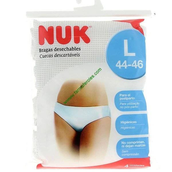 NUK BRAGAS DESACHABLES TALLA L 4 U