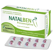 NATALBEN PRECONCEPTIVO 30 CA
