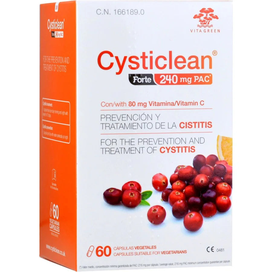 CYSTICLEAN FORTE240 MG 60 Cápsulas