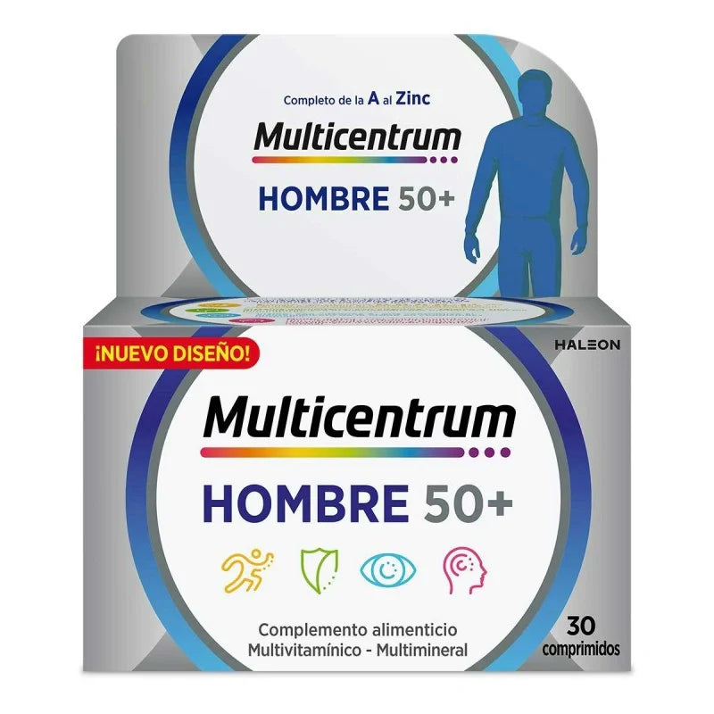 MULTICENTRUM HOMBRE 50+30 COMPRIMIDOS