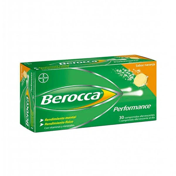 BEROCCA PERFORMANCE  NARANJA 30 COMP EFERV