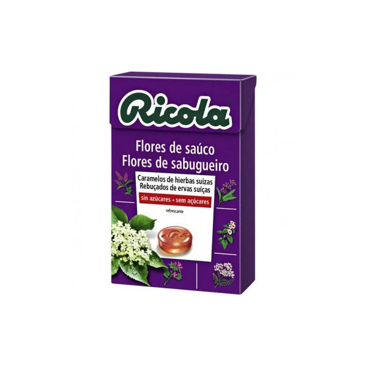 RICOLA CARAMELO FLOR DE SAUCO 50G
