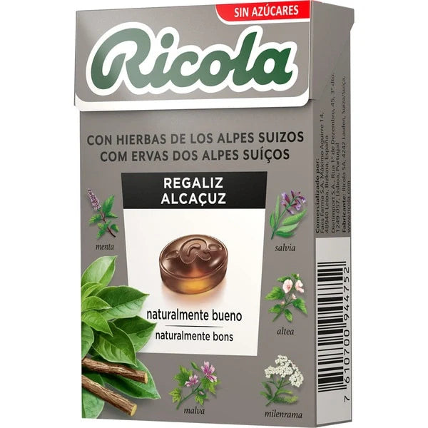 RICOLA CARAMELO REGALIZ 50G
