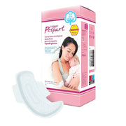 COMPRESAS HIGIENICAS FEMENINAS POSPARTO FEBUS ALGODON HIPOALERGENICAS NORMAL CON ALAS  10 U