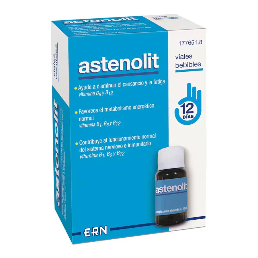ASTENOLIT VIALES BEBIBLES 12 VIAL