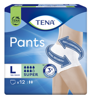 TENA PANTS SUPER TALLA L 12 UNIDADES