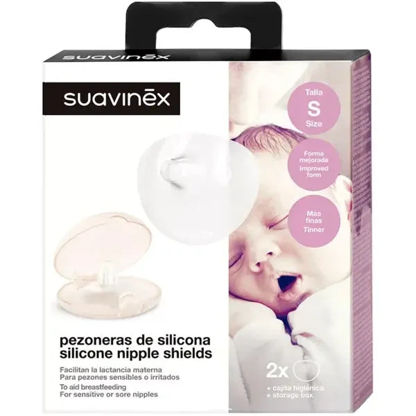 SUAVINEX PEZONERA SILICONA TALLA S 2 UNIDADES