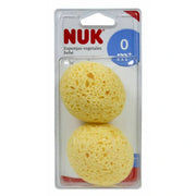 NUK ESPONJA VEGETAL BEBE 100 %2 UNIDADES
