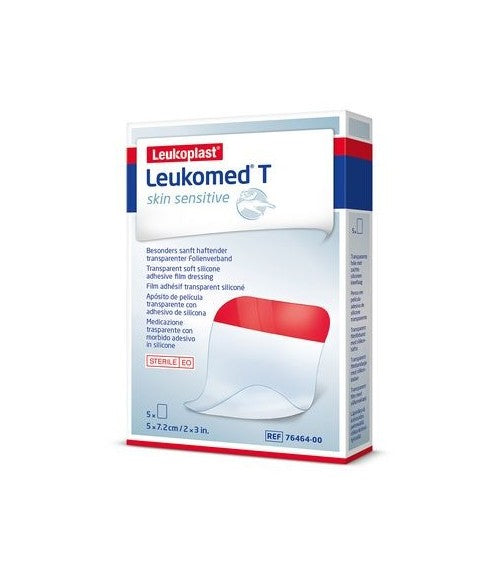 LEUKOMED T SKIN SENSITIVE 5X7.2 5 U