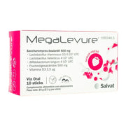 MEGALEVURE10 STICKS SABOR FRESA