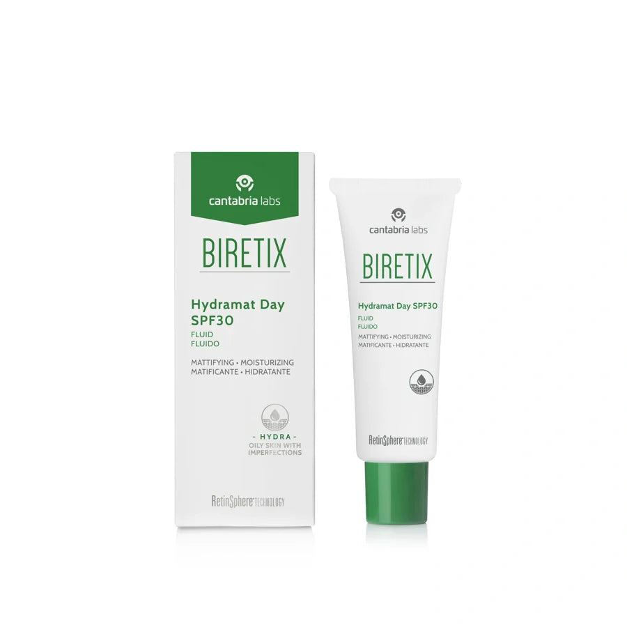 BIRETIX HYDRAMAT DAY SPF 30 FLUIDO MATIFICANTE HIDRATANTE 1 ENVASE 50 ml