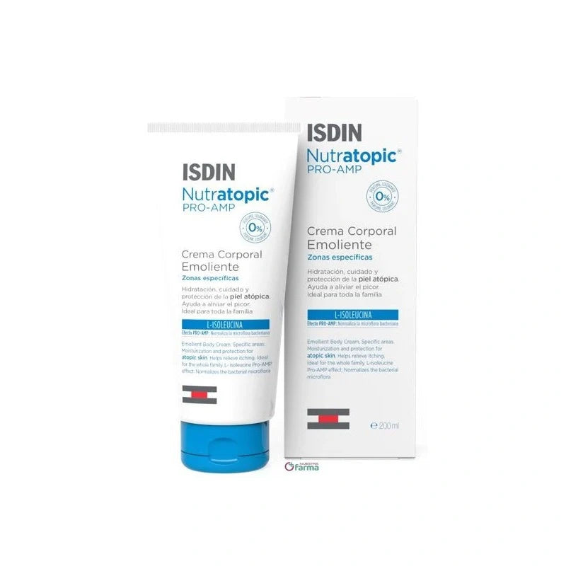 ISDIN NUTRATOPIC PRO-AMP CREMA Corporal EMOLIENTE 1 ENVASE 200 ml