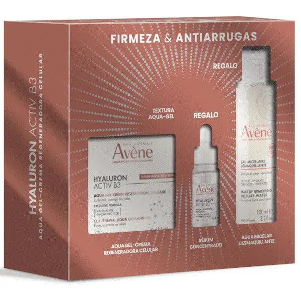 AVENE PACK GEL CREMA HYALURON ACTIV B3 + REGALO SERUM 10ML + REGALO AGUA MICELAR 100ML