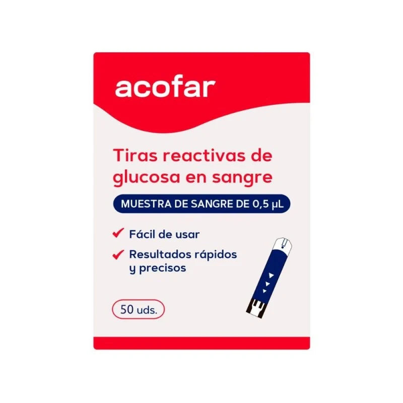 ACOFARMA NESIRA TIRAS REACTIVAS DE GLUCOSA EN SANGRE 50 TIRAS