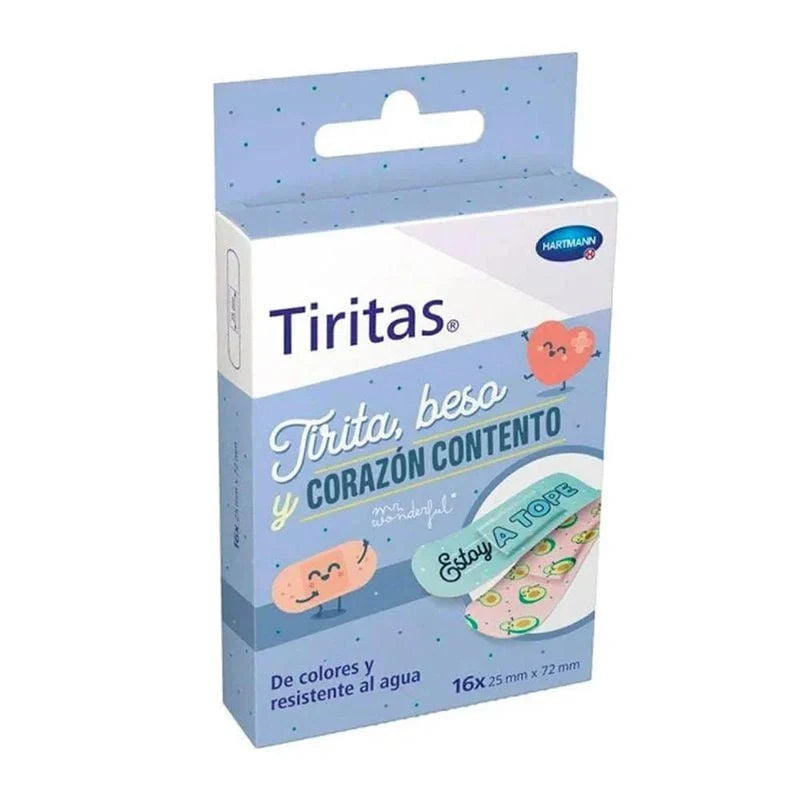 HARTMANN TIRITAS MR.WONDERFUL APOSITO ADHESIVO16 UNIDADES 72 mm x 25 mm