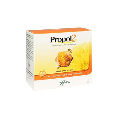 PROPOL 2 EMF 20 COMPRIMIDOS BUCODISPERSABLES SABOR CITRICO Y MIEL
