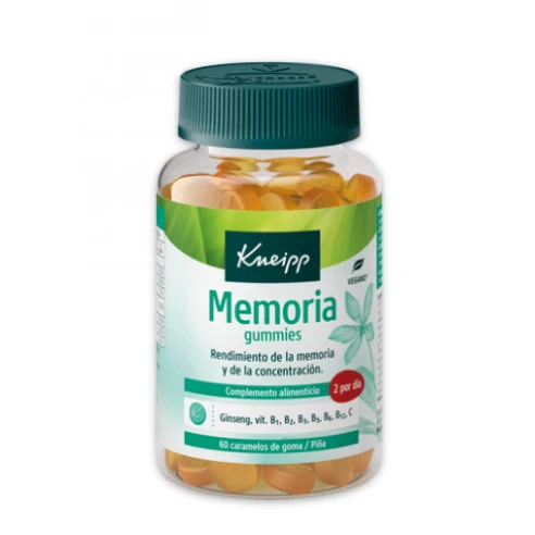 KNEIPP MEMORIA 60 GUMMIES SABOR PIÑA