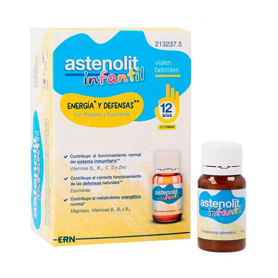 ASTENOLIT INFANTIL12 VIALES 10 ml