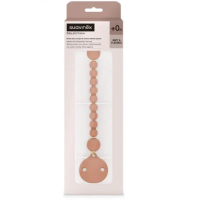 BROCHE DE PINZA SILICONA SUAVINEX BOLITA 1 UNIDAD