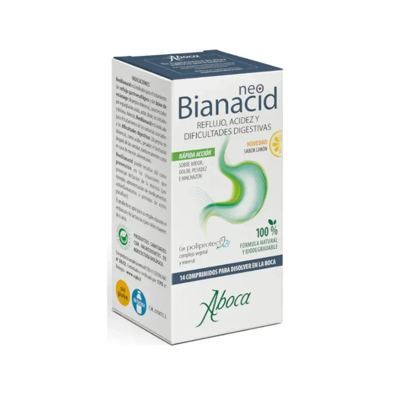 NEOBIANACID14 COMPRIMIDOS SABOR LIMON