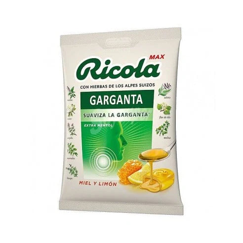 RICOLA MAX BOLSA MIEL Y LIMON 70G