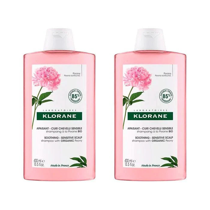 KLORANE PACK DUO PEONIA 2X400ML