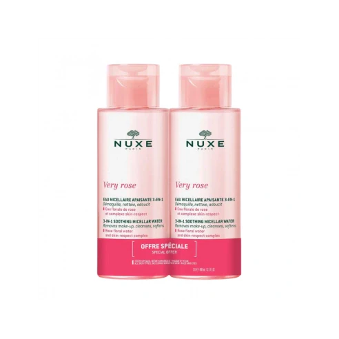NUXE VERY ROSE AGUA MICELAR CALMANTE DUPLO 2X400ML