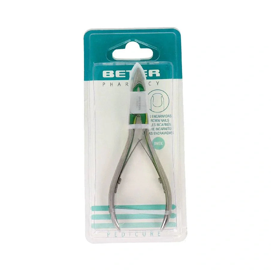 ALICATE CORTAUÑAS UÑAS ENCARNADASBETERCURVOINOX 11 CM