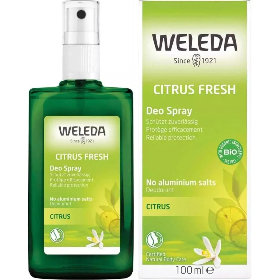 WELEDA DESODORANTE SPRAY DE CITRUS 1 ENVASE 100 ml