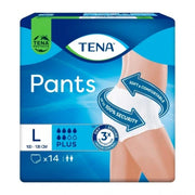 TENA PANTS PLUS L 100-135CM 14UNIDADES